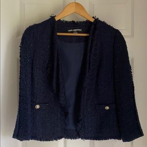 Karl Lagerfeld Tweed Blazer